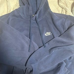 navy nike hoodie